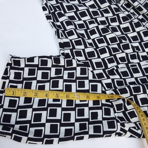 Vintage Campia Moda Modernist Old Tv Box Print Deco Style Short Sleeve Shirt L - Picture 11 of 11